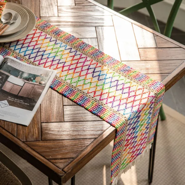 Tablerunner Decorative and Durable Table Cover Ideal for Dining and Kitchen Tables Perfect for Everyday Use or Special Occasions