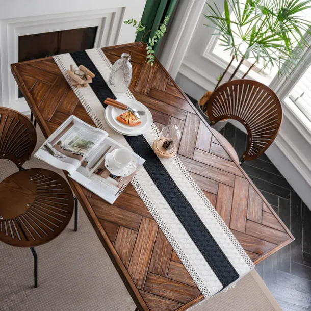 Tablerunner Decorative and Durable Table Cover Ideal for Dining and Kitchen Tables Perfect for Everyday Use or Special Occasions