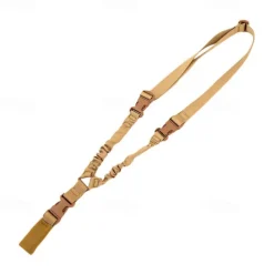 Tactical One Single Point Sling Strap Bungee Rifle Gun Sling with QD Buckle