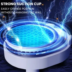 TAILI Aluminum Alloy Suction Cup Towel Rack with Towel Bar Holder, No Drill Foldable Towel Shelf with Hooks,Towel Storage Organizer for Bathroom Bath Shower