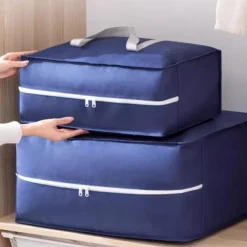 TAILI Extra Large Moving Bags, Silver Heavy Duty Totes For Storage, Wrap Around Handles, Storage Bags for Space Saving, Alternative to Moving Boxes