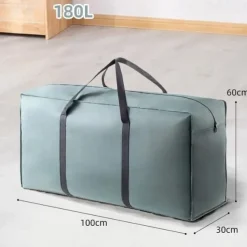 TAILI Extra Large Moving Bags, Silver Heavy Duty Totes For Storage, Wrap Around Handles, Storage Bags for Space Saving, Alternative to Moving Boxes