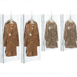 TAILI 1pcs Hanging Vacuum Storage Sealer Bags Space Saver Bag for Clothing, Suits and Jackets, Closet Organizers, Travel