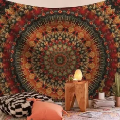 Tapestry Blanket Wall Hangings Mandala Vintage Ethnic Bedroom Living Room Dorm Decorations Wall Door Background