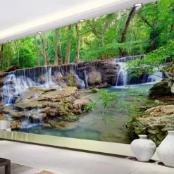 Tapestry Blanket Wall Hangings Forest 3D Bedroom Living Room Dorm Decorations Wall Door Background