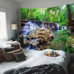 Tapestry Blanket Wall Hangings Forest 3D Bedroom Living Room Dorm Decorations Wall Door Background