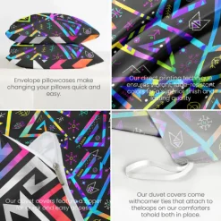 Tarot Card Duvet Cover 100% Cotton Full Size Bedding Set Bed Sets Quilt Cover Soft Lightweight Comforter Cover with 2 Pillowcases for All Season