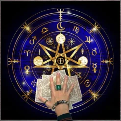 Tarot Tablecloth for Game, Altar Cloth, Witchcraft Astrology Decor Oracle Card Pad Tarot Mat Witcher Decor, Party Favors, Party Gift Decor, Party Supplies Magic Art Divination