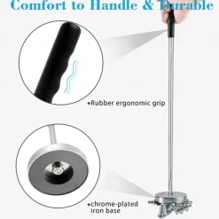 Telescoping Magnetic Sweeper Pickup Tool, Screws Parts Finder with 35LB Pull Capacity, Retractable 8.6