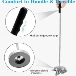 Telescoping Magnetic Sweeper Pickup Tool, Screws Parts Finder with 35LB Pull Capacity, Retractable 8.6