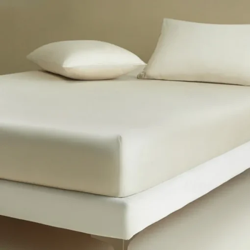 Tencel Bed Sheet Single Piece Summer Cool Ice Silk Mattress Protector Full Package Non-slip Bed Cover Bed Sheet Set