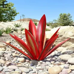 Tequila Rustic Sculpture, DIY Metal Agave Plant,Rustic Hand Painted Metal Agave,Garden Yard Art Decoration Statue Home Decor for Yard Stakes,Garden Figurines,Outdoor Patio