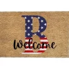 4th of July Doormat Kitchen Mat American Patriotic Floor Mat Non-Slip Independence Day Area Rug Oil Proof Rug Indoor Outdoor Mat Bedroom Decor Bathroom Mat Entrance Rug