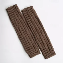 Thermal Knitted Leg Warmer, Cute Knee High Socks, Winter Preppy Style Thermal Baggy Leg Warmer