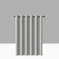 Thick Linen Fabric Shower Curtain, Heavy Duty Luxury Decorative Shower Curtains for Bathroom and Bathtubs, Classic Hotel Spa Quality Design, Waterproof & Washable