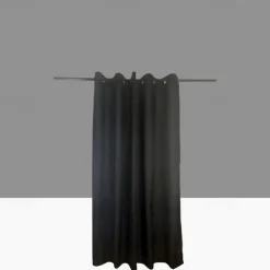 Thick Linen Fabric Shower Curtain, Heavy Duty Luxury Decorative Shower Curtains for Bathroom and Bathtubs, Classic Hotel Spa Quality Design, Waterproof & Washable