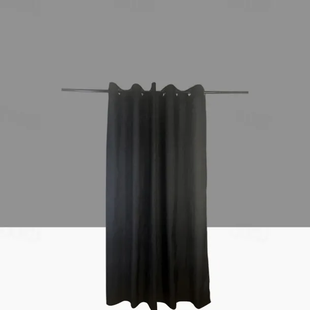 Thick Linen Fabric Shower Curtain, Heavy Duty Luxury Decorative Shower Curtains for Bathroom and Bathtubs, Classic Hotel Spa Quality Design, Waterproof & Washable