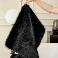 Thick Plush Faux Rabbit Fur Sofa Slipcovers,Funny Fuzzy Sofa Cover -Towel Mattress Protector Furniture Protector Washable Anti-Slip Sofa Cover