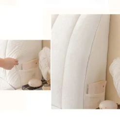 Thickened Cotton Bed Headboard Covers Stretchy Headboard Cover Bed Headboard Cover Elastic All-Inclusive Headboard Cover for Bedroom Decoration