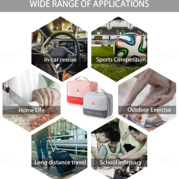 Thickened Large Capacity Medicine Box Family Medicine Bag Portable Storage Bag Cloth Art Box Multifunctional Layered Medicine Box