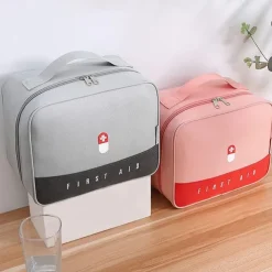 Thickened Large Capacity Medicine Box Family Medicine Bag Portable Storage Bag Cloth Art Box Multifunctional Layered Medicine Box