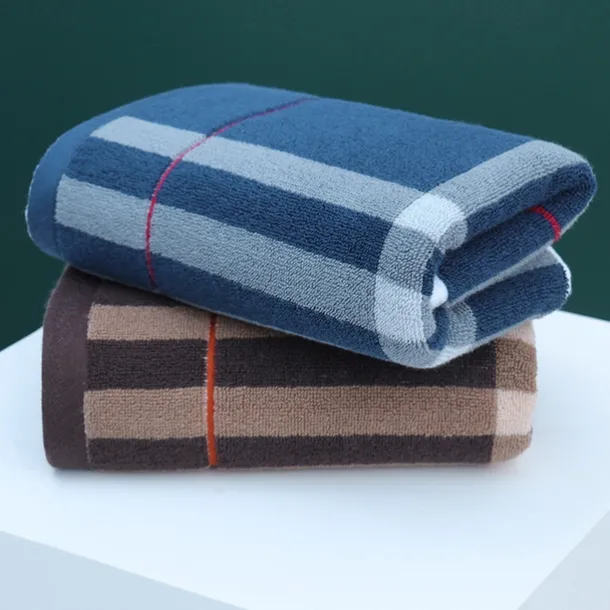 Thickened Men's Couple Cotton Towels, Highly Absorbent Towels For Bathrooms, Gyms, Hotels And Spas, Solid Color Bath Towel