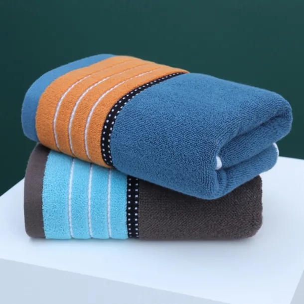 Thickened Men's Couple Cotton Towels, Highly Absorbent Towels For Bathrooms, Gyms, Hotels And Spas, Solid Color Bath Towel