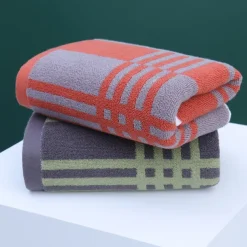 Thickened Men's Couple Cotton Towels, Highly Absorbent Towels For Bathrooms, Gyms, Hotels And Spas, Solid Color Bath Towel