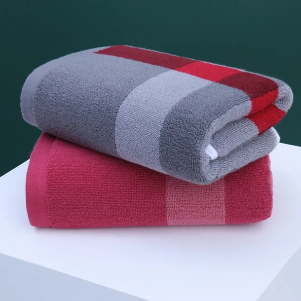 Thickened Men's Couple Cotton Towels, Highly Absorbent Towels For Bathrooms, Gyms, Hotels And Spas, Solid Color Bath Towel