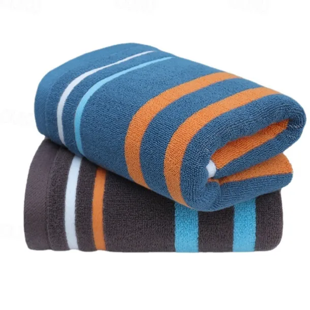 Thickened Men's Couple Cotton Towels, Highly Absorbent Towels For Bathrooms, Gyms, Hotels And Spas, Solid Color Bath Towel