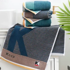 Thickened Men's Couple Cotton Towels, Highly Absorbent Towels For Bathrooms, Gyms, Hotels And Spas, Solid Color Bath Towel