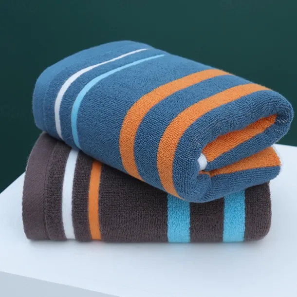 Thickened Men's Couple Cotton Towels, Highly Absorbent Towels For Bathrooms, Gyms, Hotels And Spas, Solid Color Bath Towel