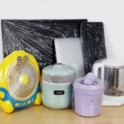 Thickened Transparent Dust Cover Universal Kitchen Rice Cooker Air Conditioner Household Appliances Transparent Film Cover Elastic Band Disposable Dust Cover