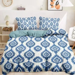 Tie-Dye Style Set Soft 3-Piece Luxury Cotton Bedding Set Home Decor Gift King Queen Duvet Cover