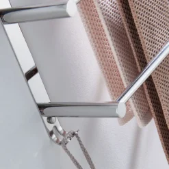 3-Tier Towel Rack,Towel Bar Towel Rail Stainless Steel Wall Mounted Towel Bar Storage Shelf for Bathroom 60cm Towel Holder Towel Hanger(Black/Chrome/Brushed Golden/Brushed Nickel)
