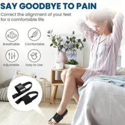 Toe Separator For Bunion Relief, (Fit Up To 100kg) Bunion Corrector For Women And Men Big Toe Pain Relief Set, Day & Night 24hrs Support Big Toe Straightener, Big Toe Hammer Bunion