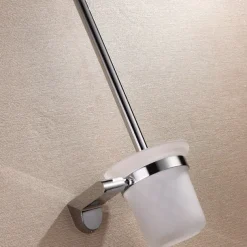 Toilet Brush Holder New Design / Creative Contemporary / Modern Stainless Steel / Zinc Alloy / Metal 1pc - Bathroom Wall Mounted