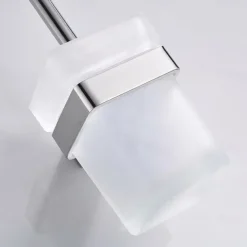 Toilet Brush Holder New Design Stainless Steel Bathroom Accessory Wall Mounted 1pc