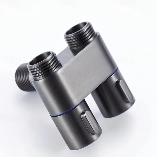 Toilet Hand Held Bidet Faucet Sprayer Bidet Set Sprayer Gun Toilet Spray For Bathroom Self Cleaning Shower Head (with 78 Inch Extension Pipe And Dual Control Angle Valve)