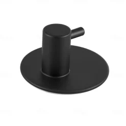 Toilet Paper Holder & 2Wall Hooks Sets Self Adhesive Wall Mount Stainless Steel Bathroom Accessories(Black/Golden/Silvery)