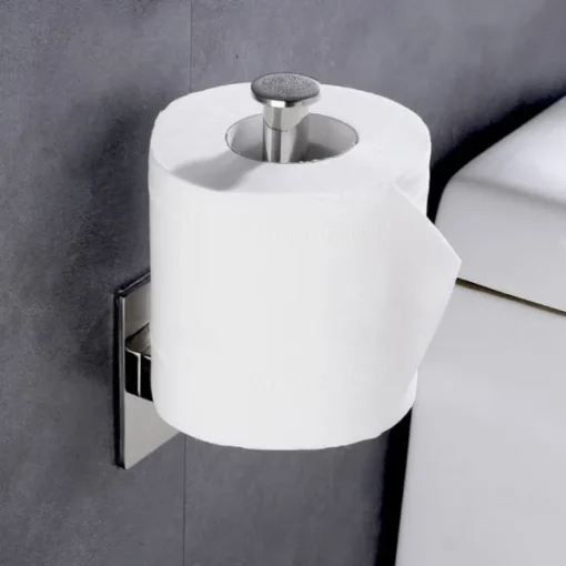 Toilet Paper Holder Adjustable Length / New Design / Self-adhesive Contemporary / Modern Stainless Steel / Low-carbon Steel / Metal 1pc - Bathroom Wall Mounted