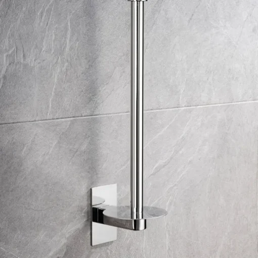 Toilet Paper Holder Adjustable Length / New Design / Self-adhesive Contemporary / Modern Stainless Steel / Low-carbon Steel / Metal 1pc - Bathroom Wall Mounted