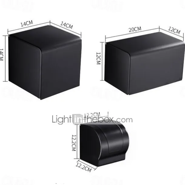 Toilet Paper Holder Aluminum, Wall Mounted Toilet Paper Roll Holder, Bathroom Accessories Roll Paper, Mobile Phone Rack, Paper Towel Holder, Toilet Tissue