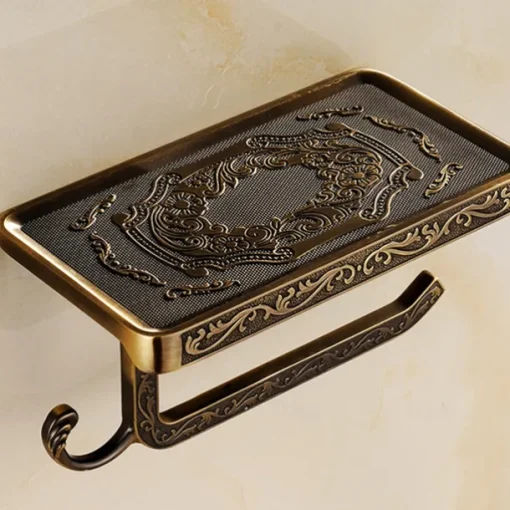 Toilet Paper Holder Multifunction Antique Zinc Alloy 1PC - Bathroom