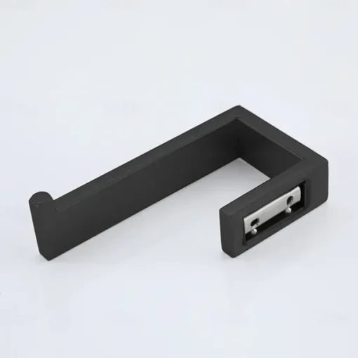 Toilet Paper Holder,Wall Mounted 304 Stainless Steel 14.5cm Tissue Roll Hanger Dispenser for Bathroom & Kitchen (Black/Brushed Nickel/Chrome)