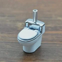 Toilet Shaped Ceramic Portable Pipe for Tobacco