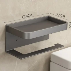 Toilet Tissue Holder Punch Free Toilet Roll Paper Storage Rack Tissue Box Toilet Toilet Paper Holder Toilet Paper Holder