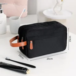 Toiletry Bag For Men - Water Resistant Travel Large Toiletry Organizer Hanging Dopp Kit Men's Shaving Bag For Traveling Accessories Toiletries