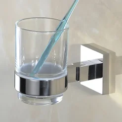 Toothbrush Holder Premium Design / Creative Contemporary / Modern Stainless Steel 1pc - Bathroom Wall Mounted
