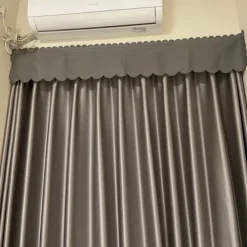 Top of Curtain Light Blocker, Light Blocking Curtains Toppers Velcro Portable Blackout for Window, Easy to Cut and Install Without Turning Holes